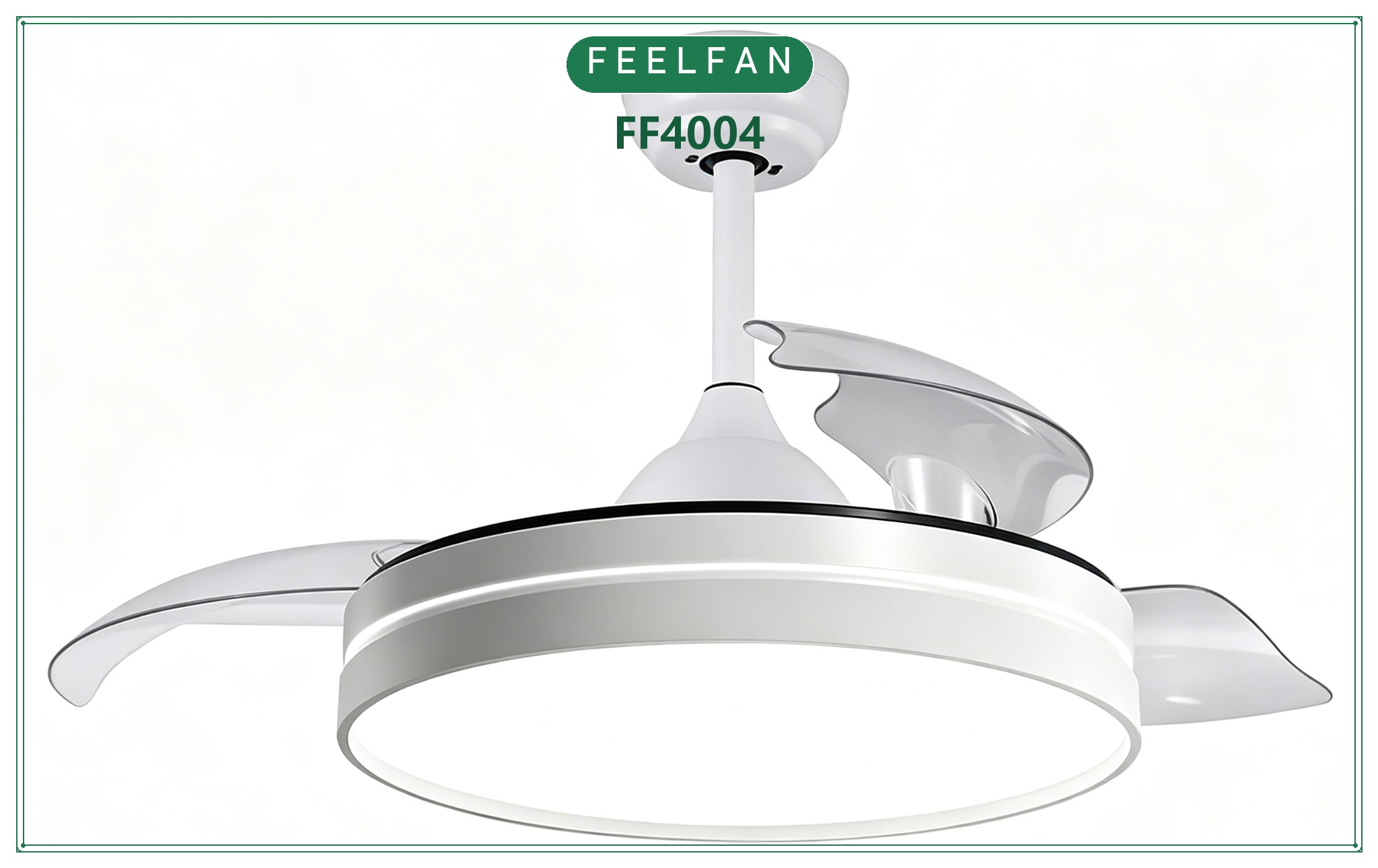 FEELFAN FF4004 PC & Retractable Series Ceiling Fan